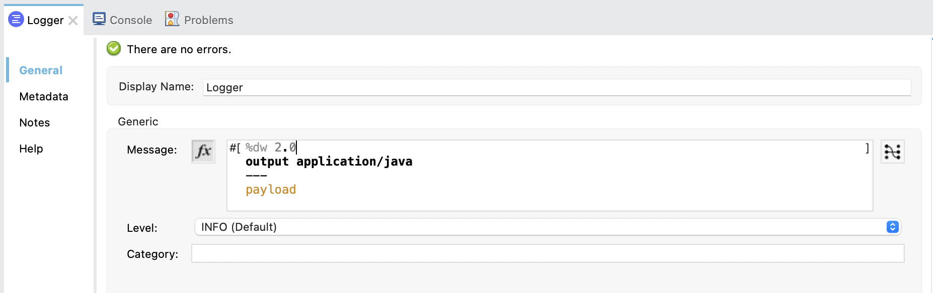 logger-config
